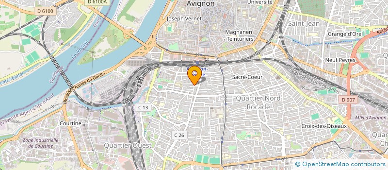 localisation de l'entreprise PRO-INVEST 96  AVIGNON