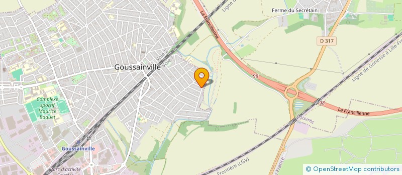 localisation de l'entreprise PRO ISO ELEC à GOUSSAINVILLE