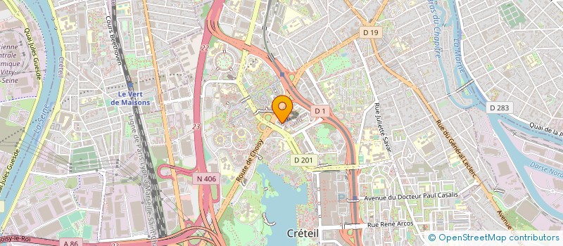 localisation de l'entreprise PRO ISOLATION  CRETEIL