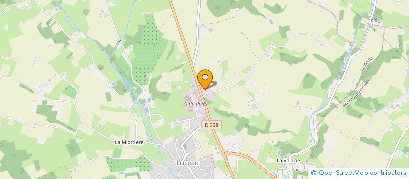 localisation de l'entreprise PRO - J'AI à MONTVAL-SUR-LOIR