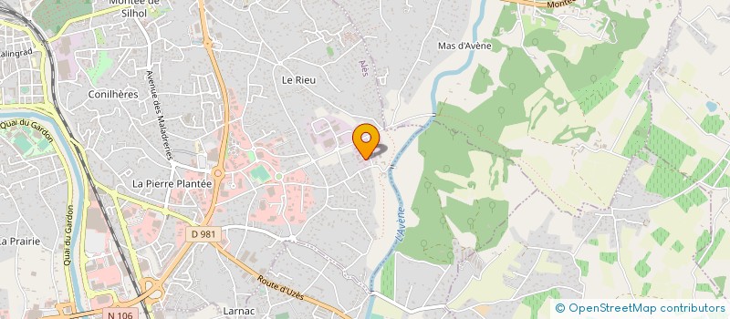 localisation de l'entreprise PRO'JECT ISOLATION à ALES