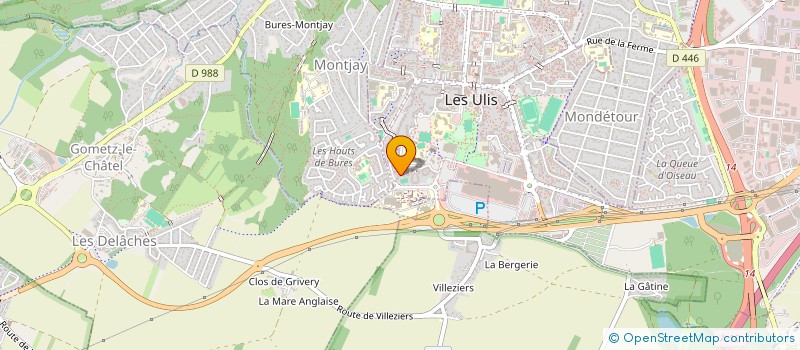 localisation de l'entreprise PRO'JECT TRAINING à LES ULIS