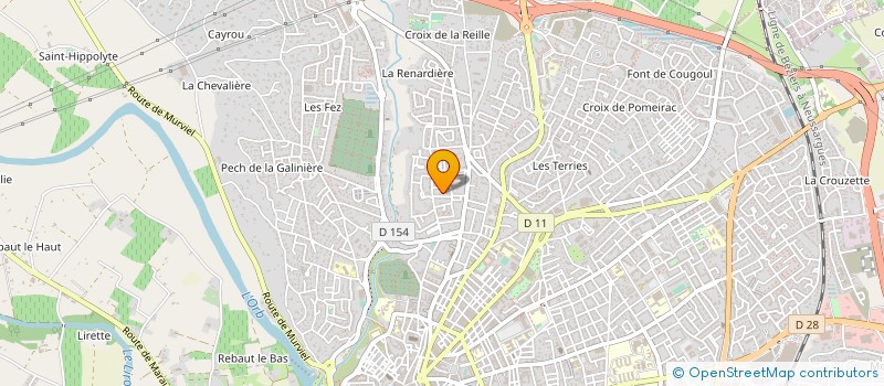 localisation de l'entreprise PRO JET à BEZIERS