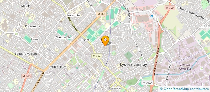 localisation de l'entreprise PRO'JETS ET REALISATION  LYS-LEZ-LANNOY