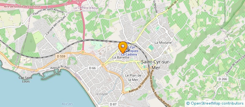localisation de l'entreprise PRO'JOINTS à SAINT-CYR-SUR-MER