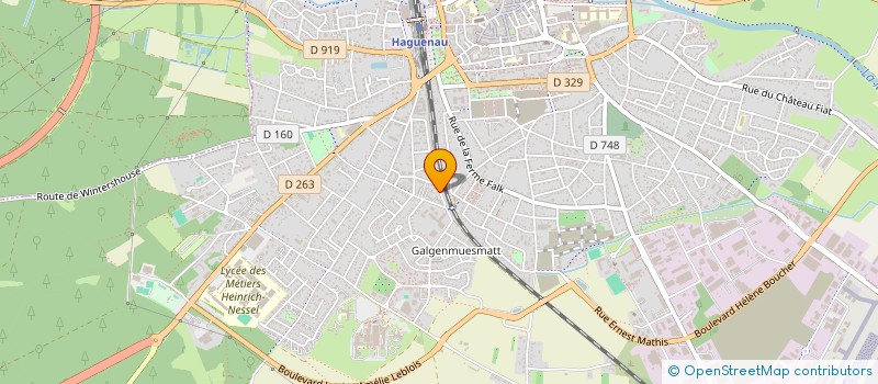 localisation de l'entreprise PRO'K'AIR  HAGUENAU