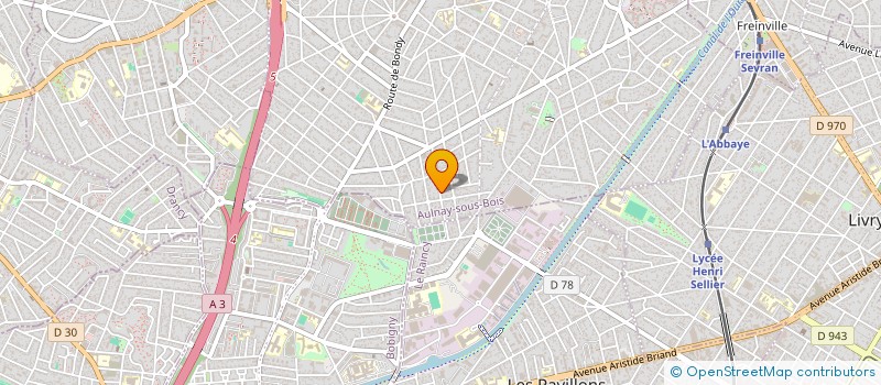 localisation de l'entreprise PRO-K-BAT  AULNAY-SOUS-BOIS