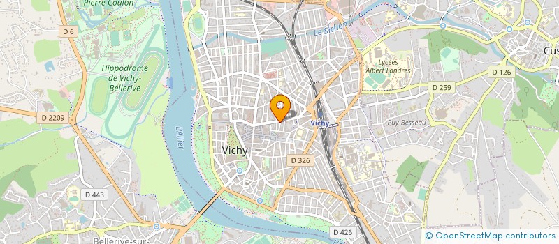 localisation de l'entreprise PRO'KATEL à VICHY