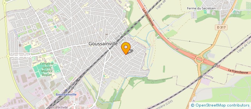 localisation de l'entreprise PRO KL  GOUSSAINVILLE