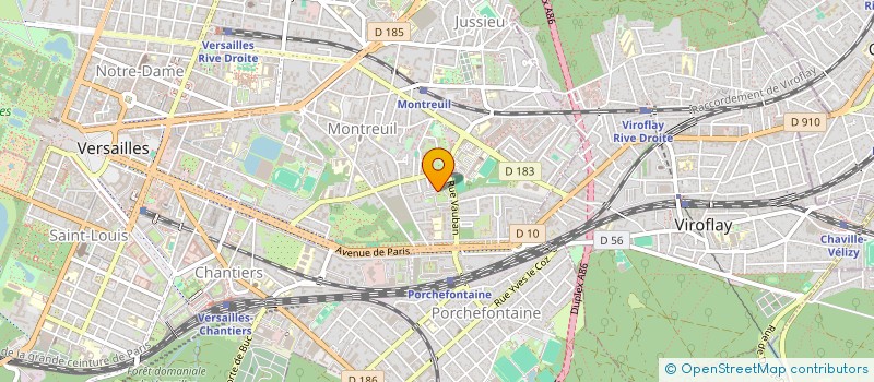 localisation de l'entreprise PRO-LEGE SECURITY SERVICES à VERSAILLES