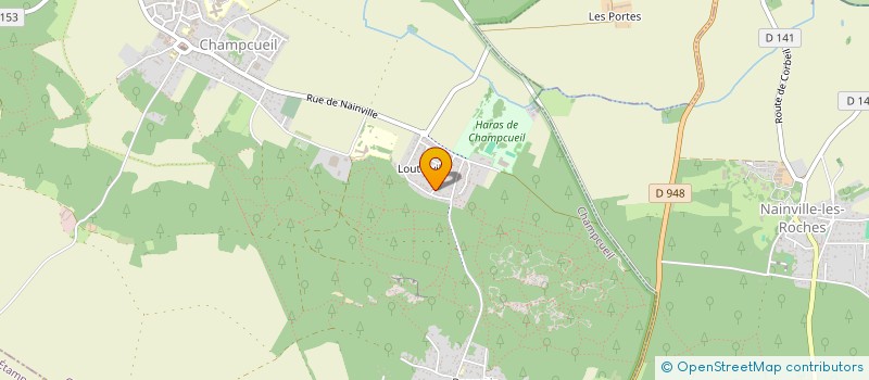 localisation de l'entreprise PRO LIBRIS  CHAMPCUEIL