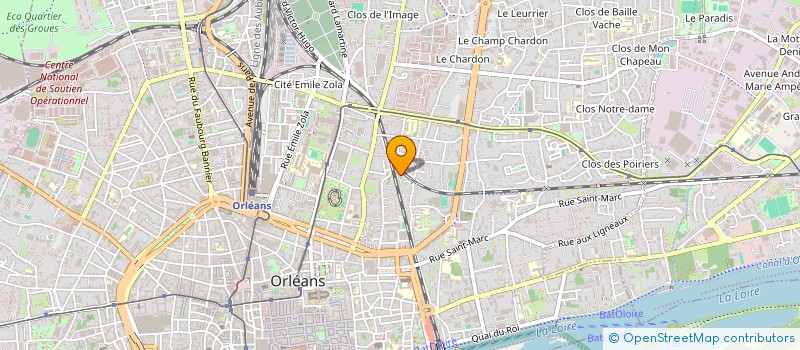 localisation de l'entreprise PRO-LINE TRANSPORT à ORLEANS