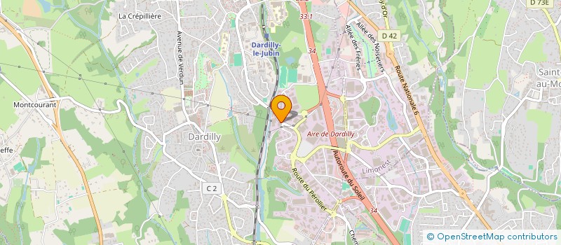 localisation de l'entreprise PRO LINK  DARDILLY