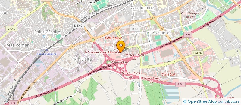 localisation de l'entreprise PRO LOC  NIMES