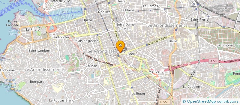 localisation de l'entreprise PRO LOG à MARSEILLE