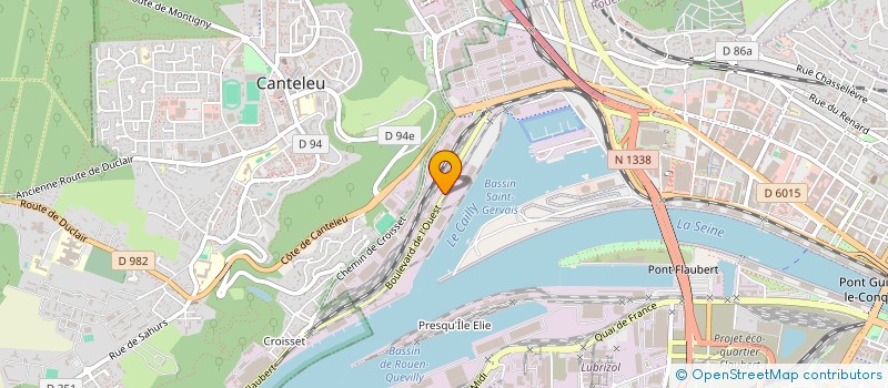 localisation de l'entreprise PRO LOISIRS EQUIPEMENTS à ROUEN