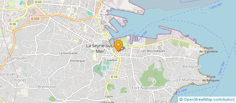 localisation de l'entreprise PRO-LOK  LA SEYNE-SUR-MER