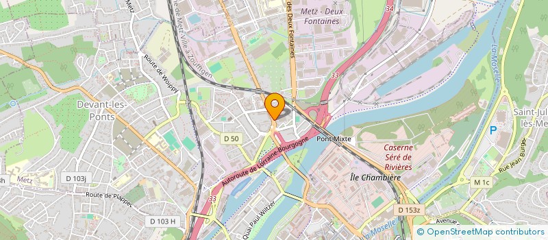 localisation de l'entreprise PRO LOR ECHAFAUDAGE  METZ