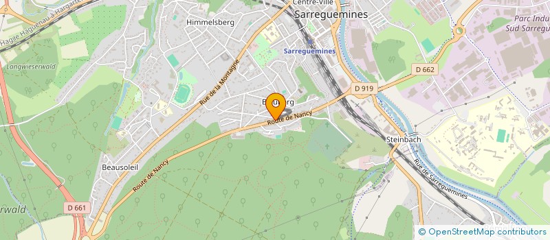 localisation de l'entreprise PRO LUX DESIGN  SARREGUEMINES