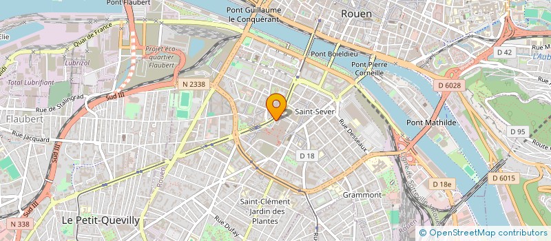 localisation de l'entreprise PRO M BAT à ROUEN