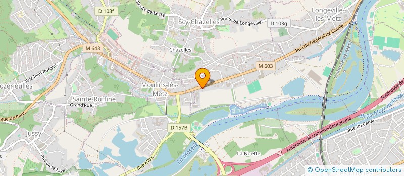 localisation de l'entreprise PRO MA SEC  SCY-CHAZELLES