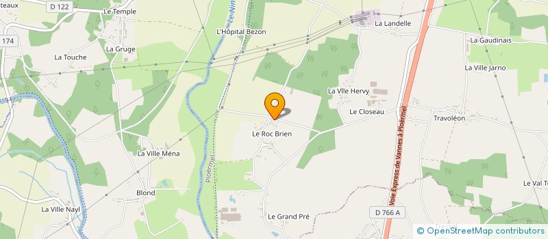 localisation de l'entreprise PRO.MA.VERT à PLOERMEL