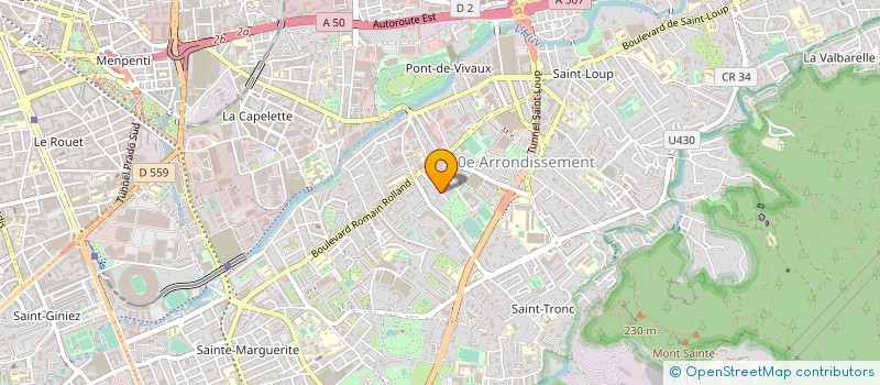 localisation de l'entreprise PRO MAG à MARSEILLE 10