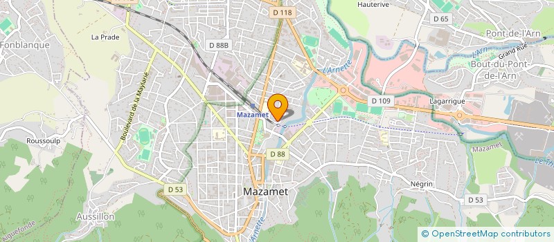 localisation de l'entreprise PRO MAILLE à MAZAMET