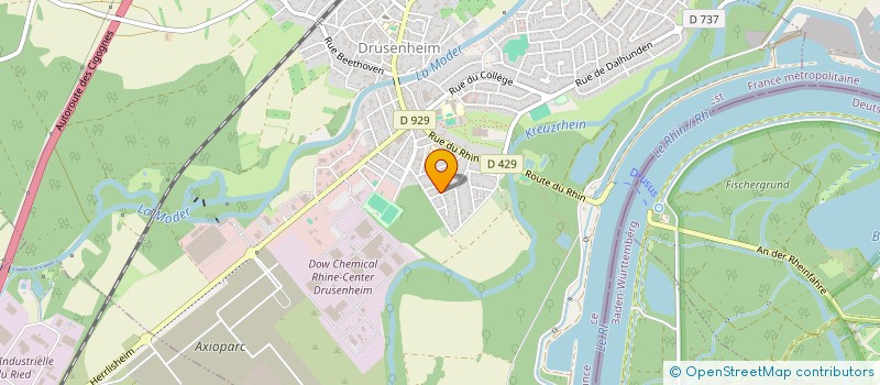 localisation de l'entreprise PRO MAINTENANCE  DRUSENHEIM