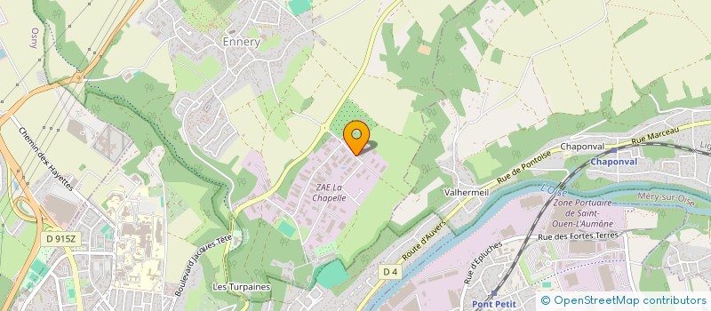 localisation de l'entreprise PRO MAQUETTE  ENNERY