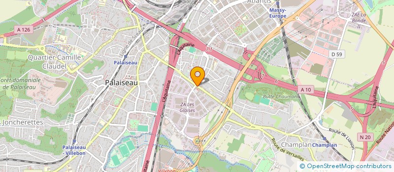 localisation de l'entreprise PRO MARKET  PALAISEAU