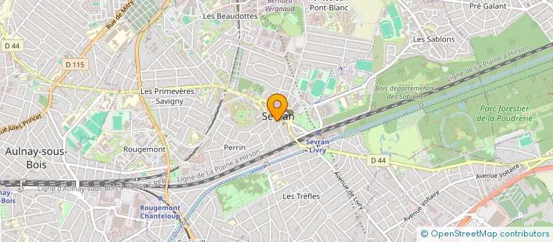 localisation de l'entreprise PRO MAT  SEVRAN