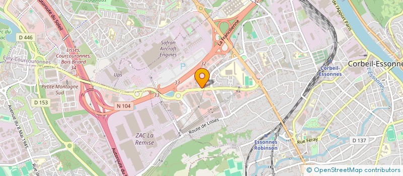 localisation de l'entreprise PRO MAT 91 à CORBEIL-ESSONNES