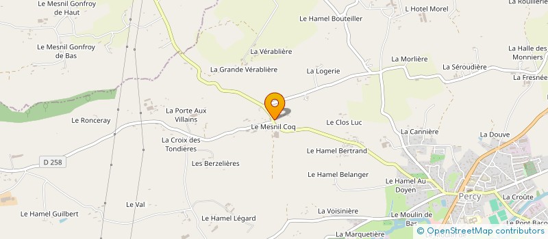 localisation de l'entreprise PRO MAT COLLECTIVITES à PERCY-EN-NORMANDIE