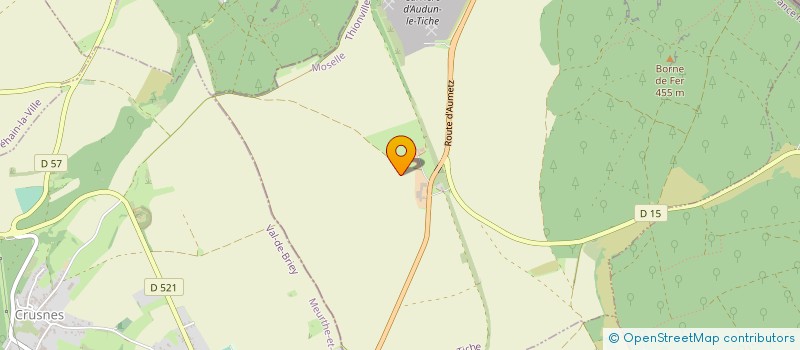 localisation de l'entreprise PRO-MAT OUTILLAGE  AUDUN LE TICHE