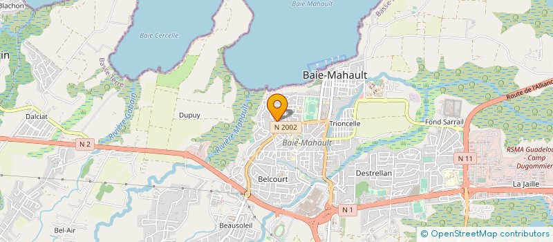 localisation de l'entreprise PRO MATHS ET PLUS  BAIE MAHAULT