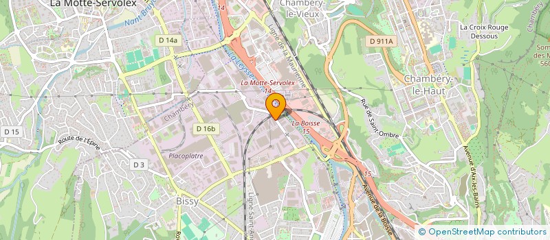 localisation de l'entreprise PRO-MATOS  CHAMBERY