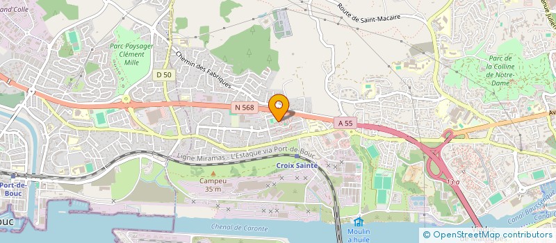 localisation de l'entreprise PRO MAX BATIMENT à MARTIGUES