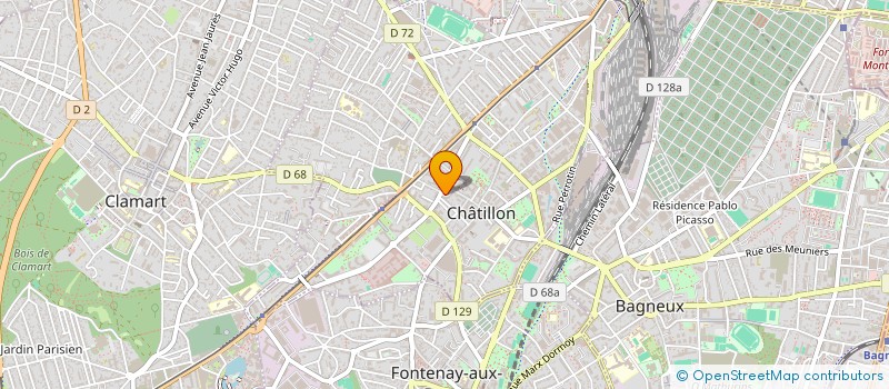 localisation de l'entreprise PRO MECA à BAGNEUX