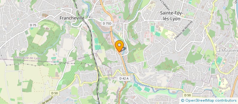 localisation de l'entreprise PRO MECANIQUE AUTO à SAINTE-FOY-LES-LYON