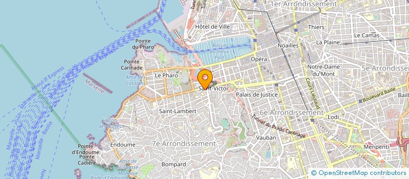 localisation de l'entreprise PRO MEDIA SPORT à MARSEILLE