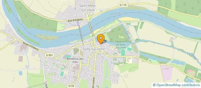 localisation de l'entreprise PRO MEDIASOFT à SULLY-SUR-LOIRE