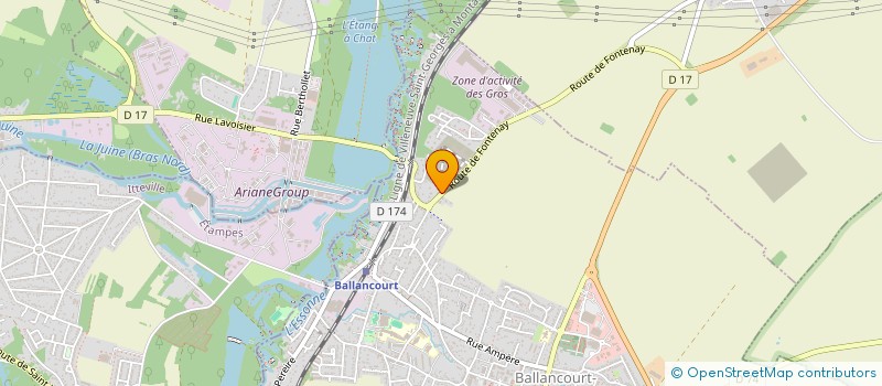 localisation de l'entreprise PRO MEDICAL FRANCE à BALLANCOURT-SUR-ESSONNE