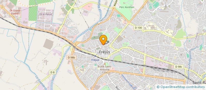 localisation de l'entreprise PRO MEDITERRANNEE SERVICES à FREJUS