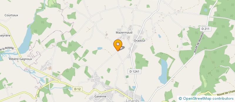 localisation de l'entreprise PRO MENUISERIE 87 à LINARDS