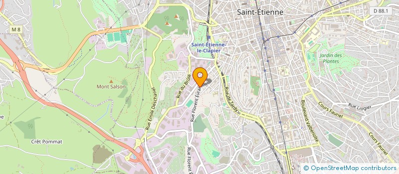 localisation de l'entreprise PRO META à SAINT-ETIENNE