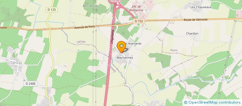 localisation de l'entreprise PRO METAL INDUSTRIE  MAZEROLLES