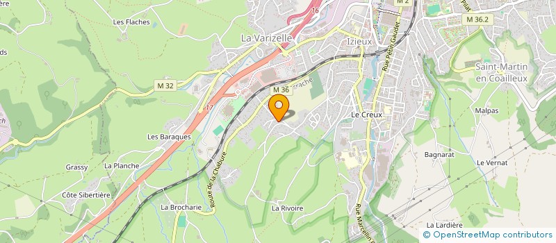 localisation de l'entreprise PRO-METHEE PLUS à SAINT-CHAMOND