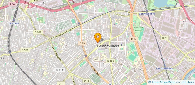 localisation de l'entreprise PRO-MOB à GENNEVILLIERS
