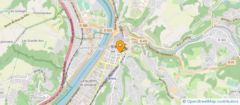 localisation de l'entreprise PRO'MOBILE à VIENNE